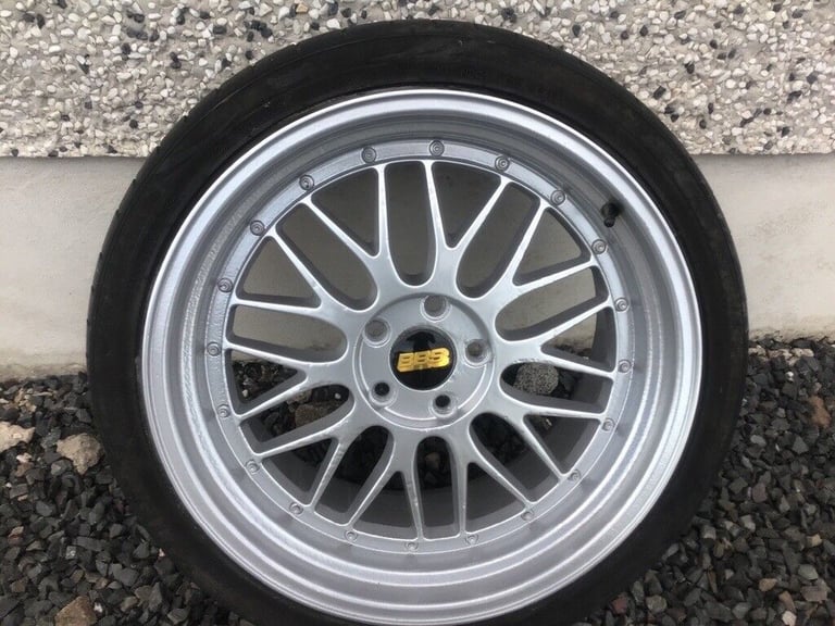 19INCH BY 9.5 - 5/100 BBS LM ALLOY WHEELS JUST HAD A COMPLETE REFURB LIKE NEW FIT VW SEAT AUDI ETC