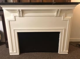 Wooden Fire Surround with Mantle