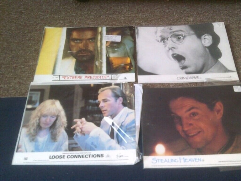 4 SETS OF 8 ORIGINAL   CINEMA LOBBY PHOTO CARDS     BUYER COLLECTS  