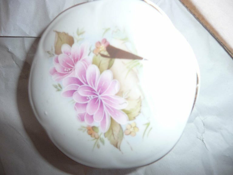 image for Trinket Box - Vintage Staffordshire Royal fine bone china