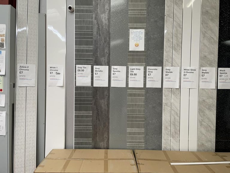  Ceiling cladding CS PVC WALL PANELS 2400x1000x10mm