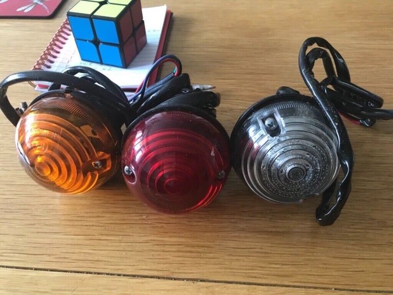 Classic car lights, Land Rover, Morris etc