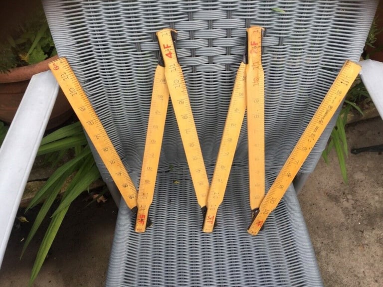 Vintage 6 Foot Folding Measuring Stick