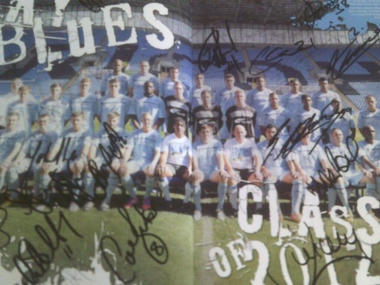 MULTI SIGNED COVENTRY CITY Football  ANNUAL 2013 H/B  