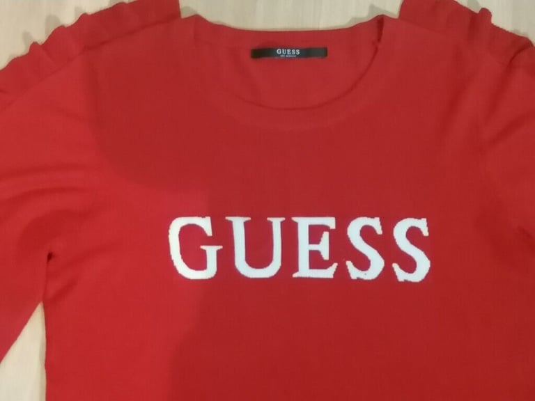  Designer GUESS Unusual Stylish Jumper. Ladies. Size : M