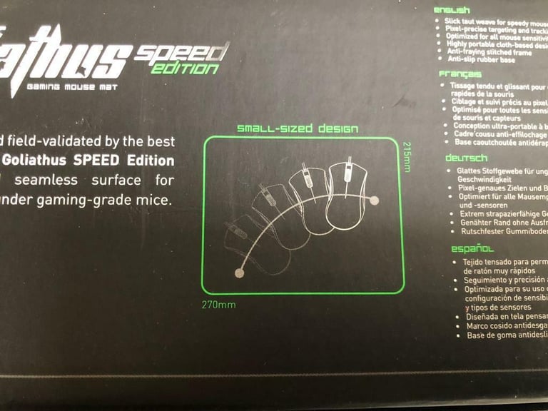 Brand New Boxed Razor Goliathus Gaming Mouse Mat Speed Edition