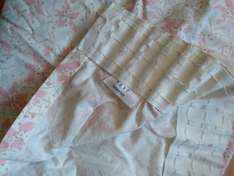 2 X pairs of matching Next curtains