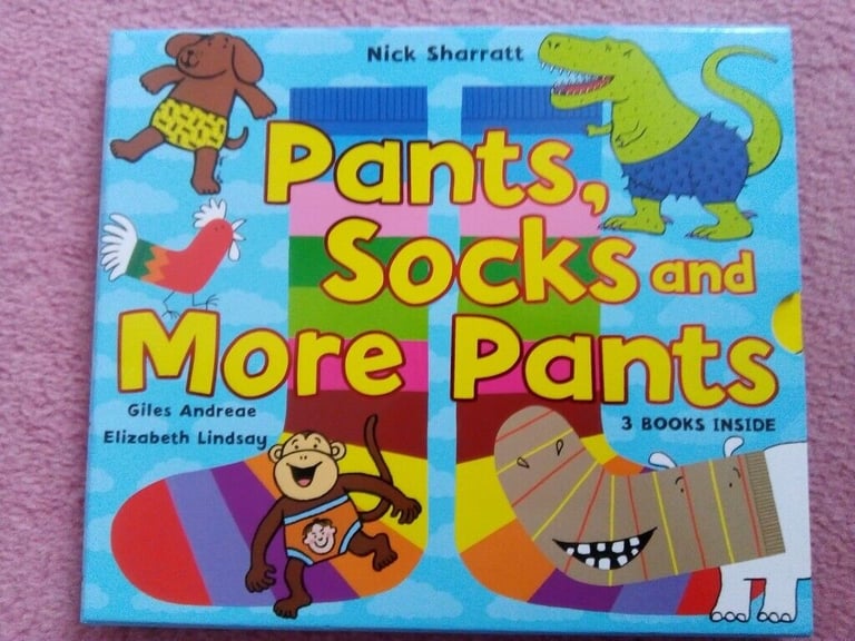 Toddlers book set Pants, Socks and More Pants