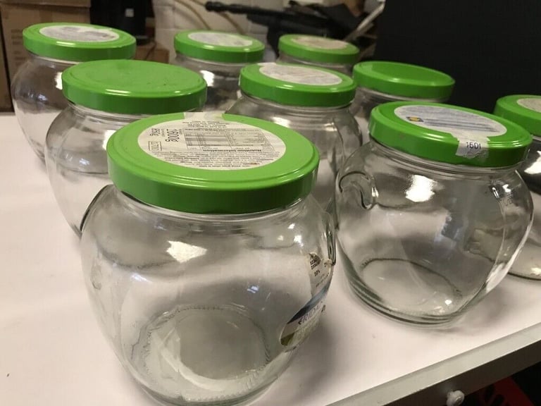 JOB LOT GLASS JARS SUITABLE FOR STORAGE OR PICKLING X 9 | in Darlington,  County Durham | Gumtree