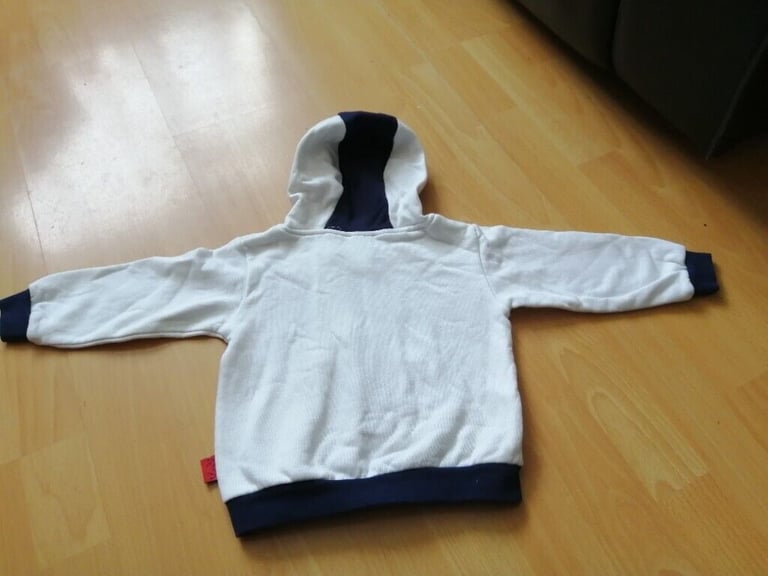 ChildsBaby's Fleece Lined Hooded Jacket /top Age 12 - 18 Months