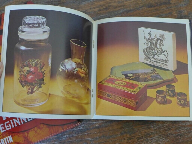 Two Collectable Vintage Craft Books: BATIK FOR BEGINNERS and DECOUPAGE. The two for £15.