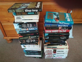 Large collection of Colin Forbes books!!