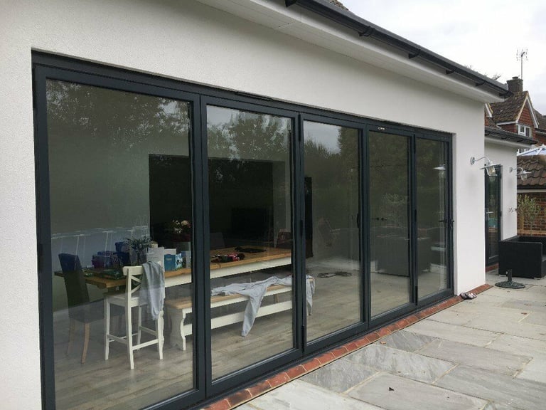 Bi-fold Folding Aluminium Branded Doors