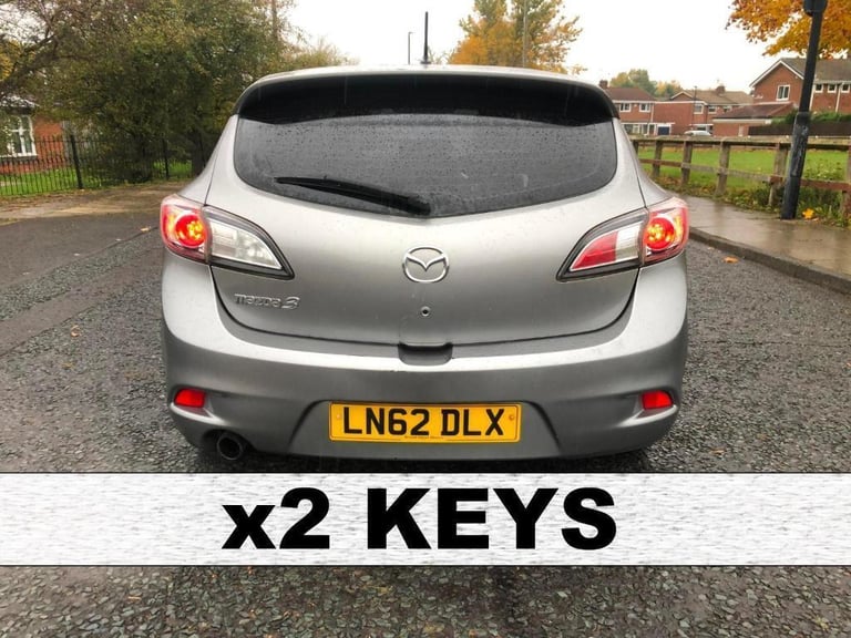 1.6 DIESEL_2012 Mazda 3_manual_1 Year MOT_£30 Tax, 90k Miles_Srvc Hstry_x2 Keys