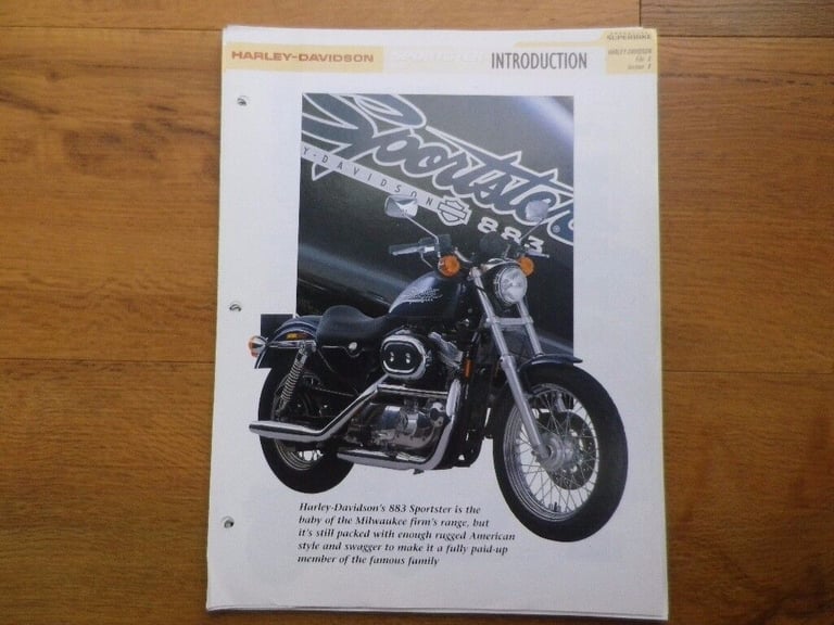 image for Harley Davidson Sportster 883 Technical Manual.
