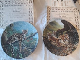 image for Great Cats of the Americas Plates (Full set of 8) (can post)