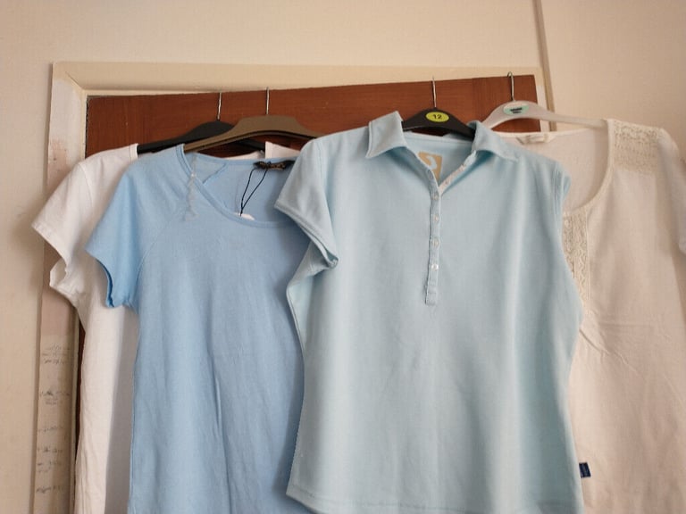 T-SHIRTS. (4) SIZE 14. All 40 wash in as new condition.