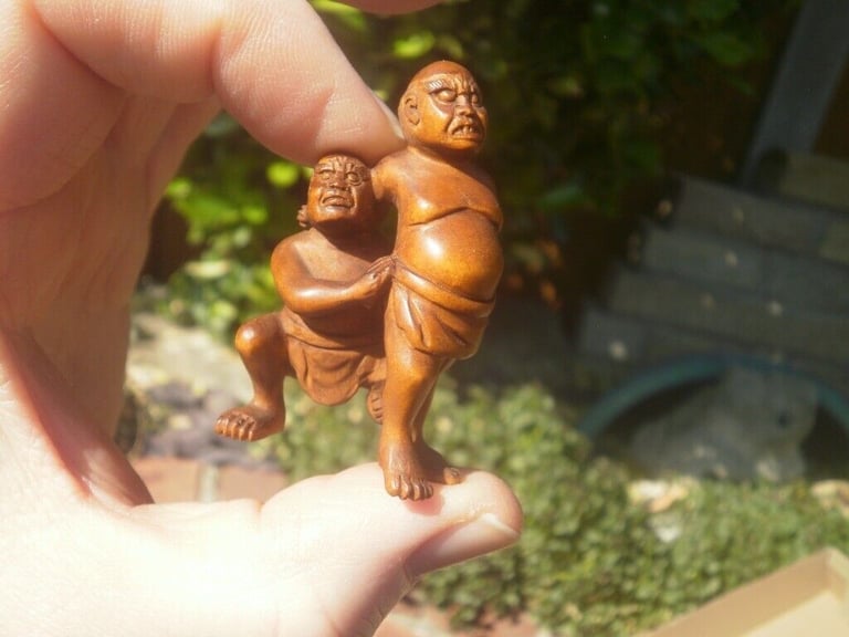 Netsuke gifts hand carved wooden collectable ornament over 270 to choose from