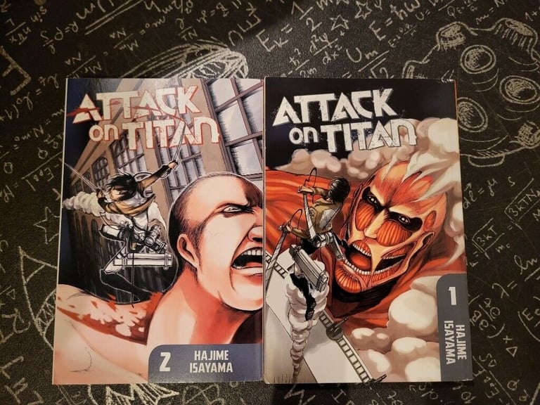 Manga books. Attack on Titan vol 1&2