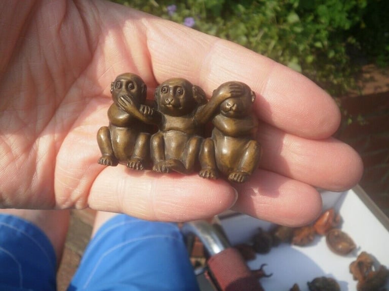 Netsuke gifts hand carved wooden collectable ornament over 299 to choose from