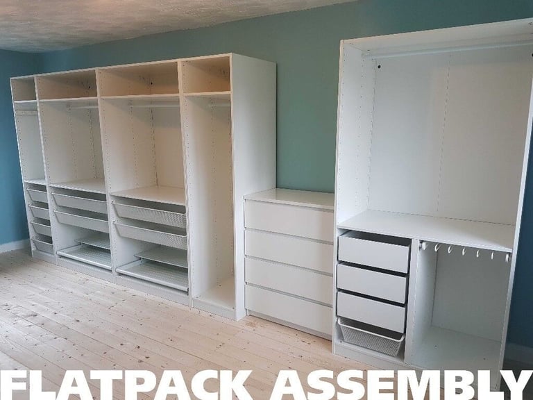 QUICK AND HONEST FLATPACK ASSEMBLY - 5 YR WARRANTY - IKEA PAX - TV MOUNTING - PRO WARDROBE FITTER