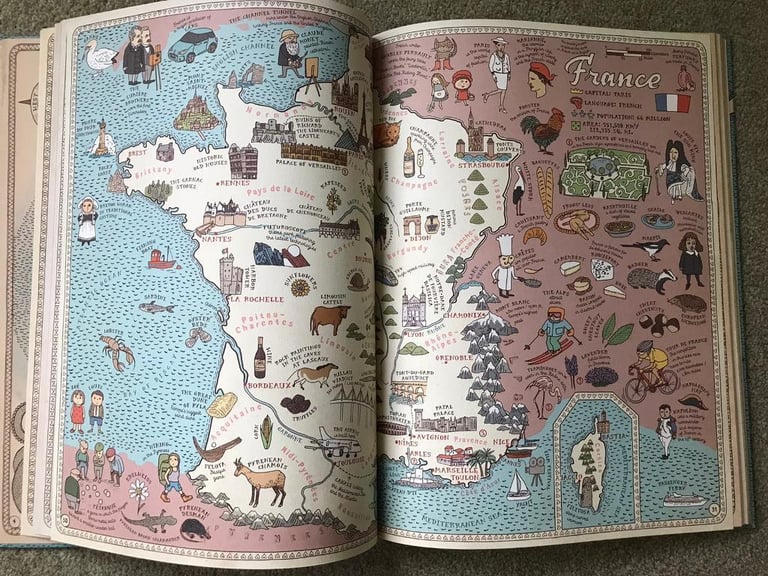 Maps by Aleksandra Mizielinska and Daniel Mizielinski