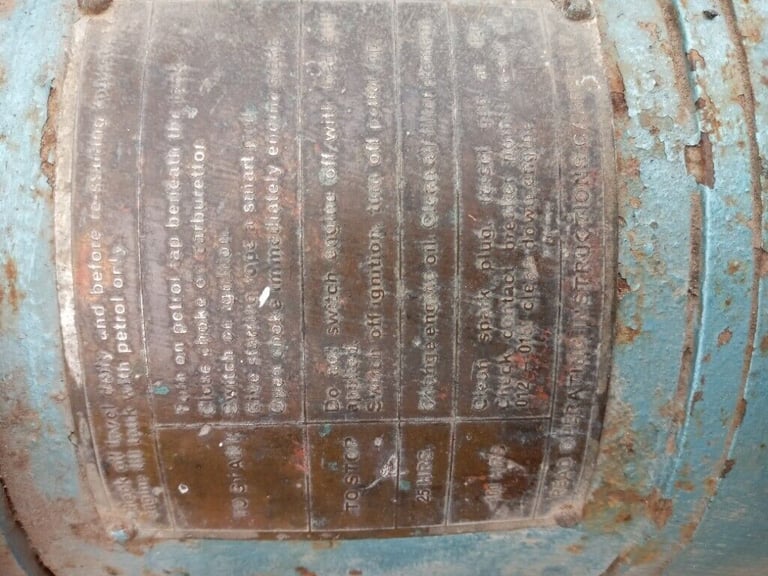 Old SIBA generator barn find, engine will run