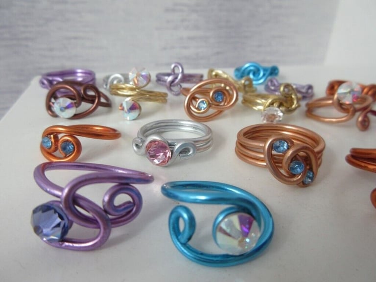 Aluminium Coloured Rings £5 Each BRAND NEW