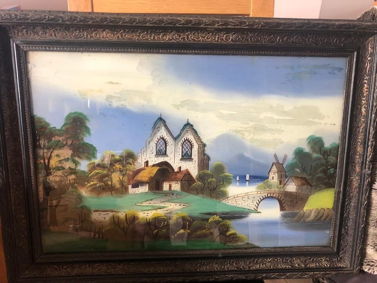 image for Dutch themed glass painting 