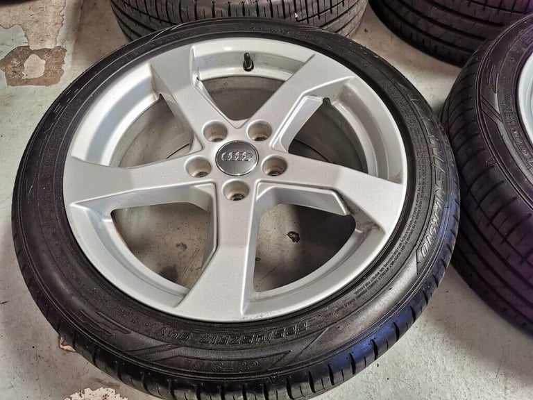 17" GENUINE AUDI A3 ALLOY WHEELS / TYRES - 5 X 112 FITMENT
