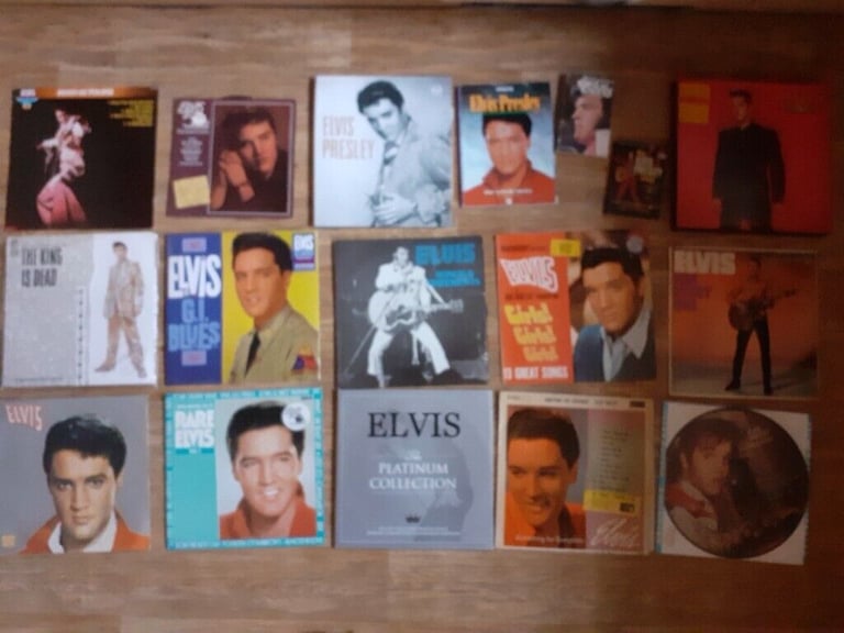 20 x rare elvis vinyl  / cd / platinum edition 