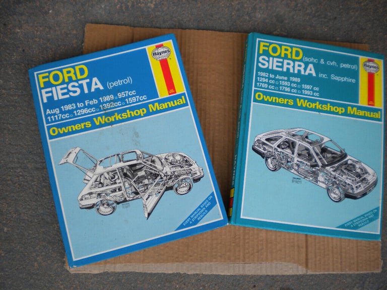 image for HAYNES FORD  ( RETRO) MANUALS 1 X SIERRA 1 X MK2 FIESTA.£7 for both