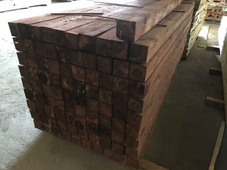 image for New Wooden Fence posts 