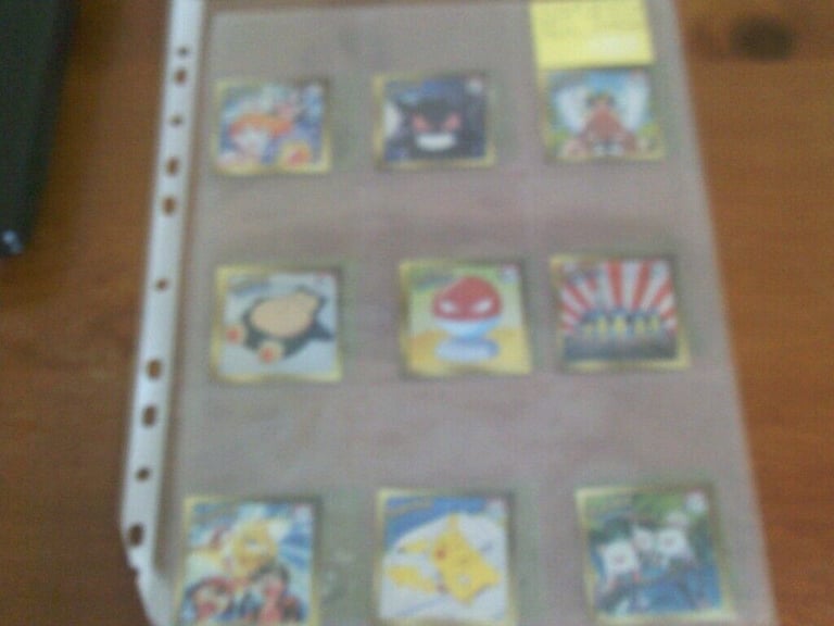 image for POKEMON SET 0F 18 MINT FOIL  STICKERS