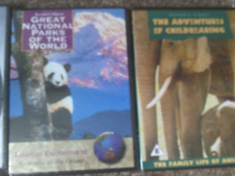 6 WILDLIFE DVDs    NEW SEALED