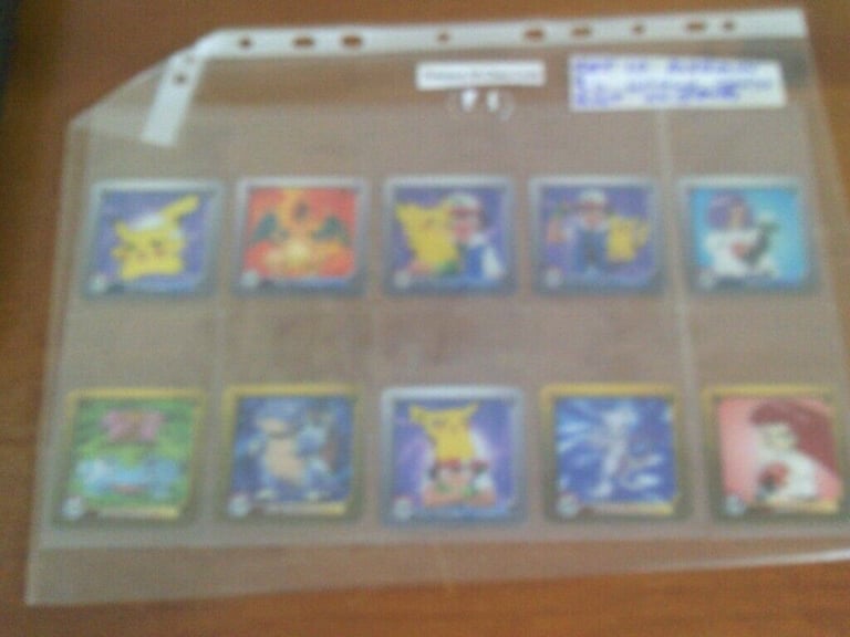 image for POKEMON SET OF 10    MINT    3D CHACE CARDS   SERIES ONE