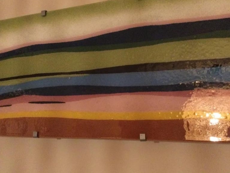 image for IKEA Gyllen wall mounted glass panel light…..beautiful! 
