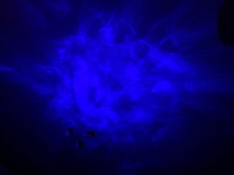 Star shaped laser twilight projector