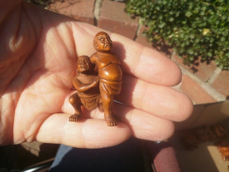 Netsuke gifts hand carved wooden collectable ornament over 270 to choose from