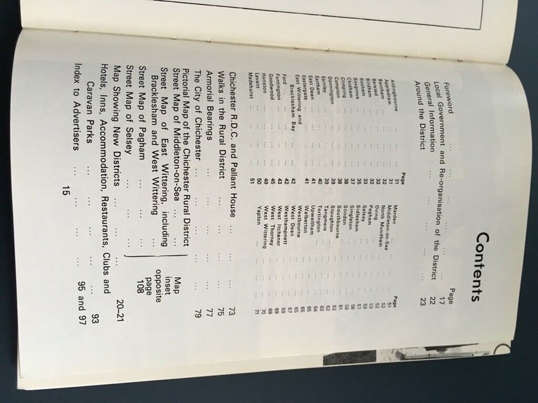 Official Guide Chichester Rural District