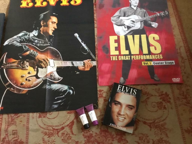 COLLECTION OF 4 ELVIS PRESLEY ITEMS (SELLING SEPARATELY)