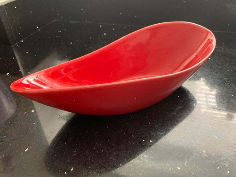 image for Red ornamental dish