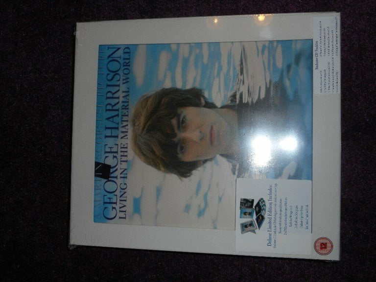 George Harrison Living in the Material World Deluxe ltd edition, cd, blu-ray, dvd, book etc 