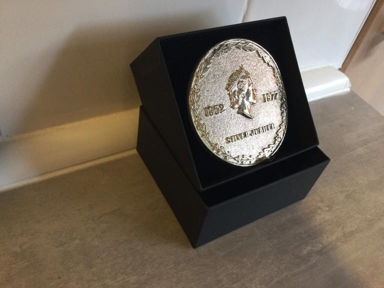 Rare Silver Jubilee Belt Buckle