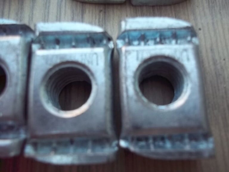 image for 10 quantity of Unistrut M12 Channel Nuts. BZP finish, Unused.