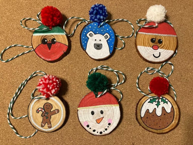 Handmade Christmas decorations