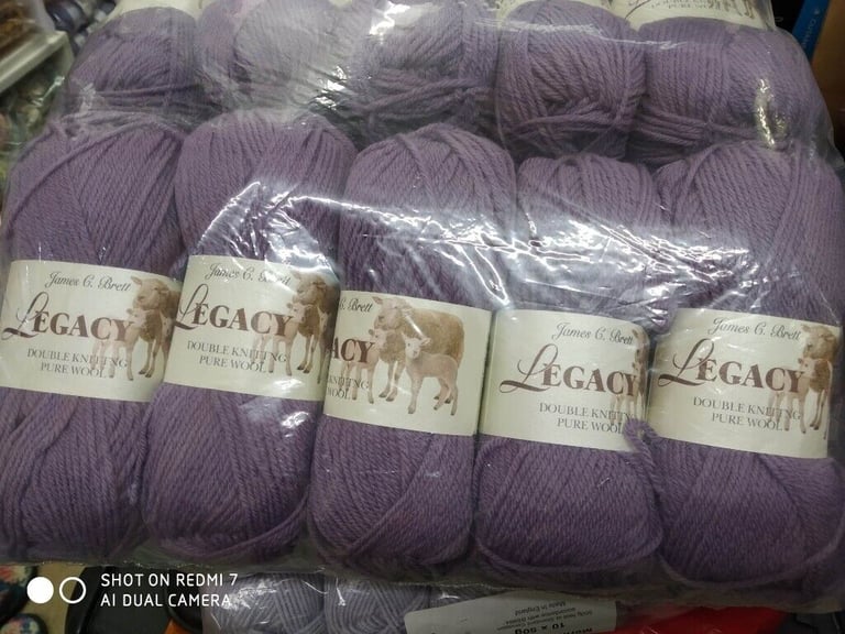 JAMES C BRETT BABY SUPERSOFT 3PLY KNITTING WOOL YARN 5X100G IN WHITE