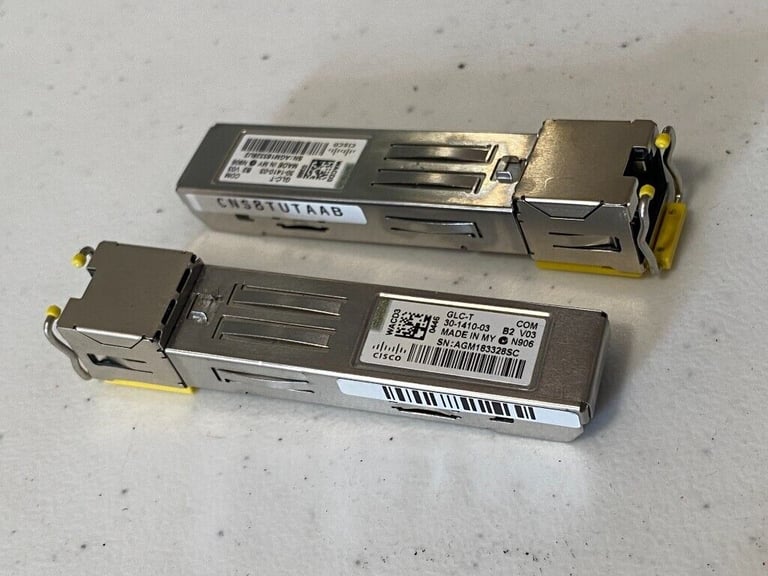 Cisco 30-1410-03 B2 V03 1000BASE-T SFP GBIC GLC-T RJ45 Transceiver (£15 each) #4