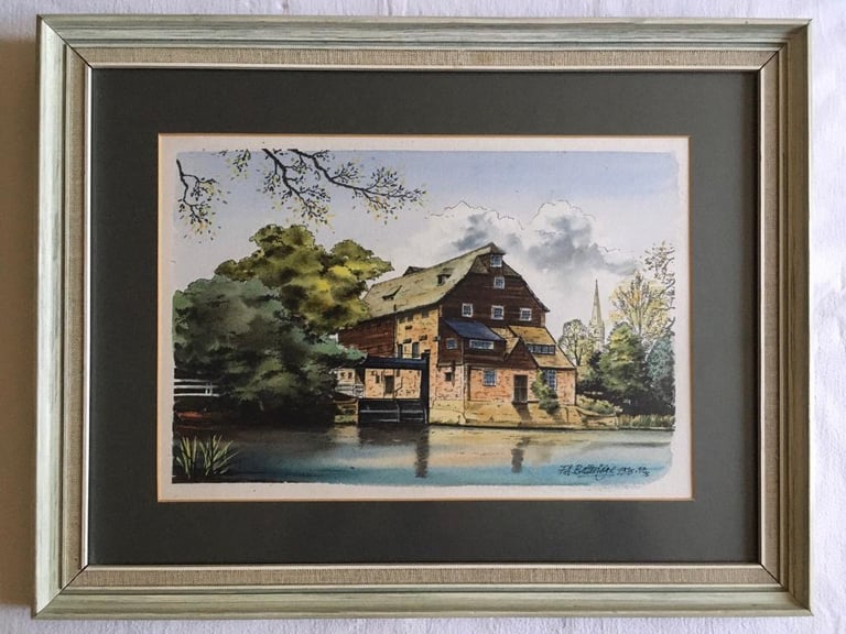 image for Limited Edition Mounted and Framed Print by F.A. Betteridge 1975 50/75 Hand Signed