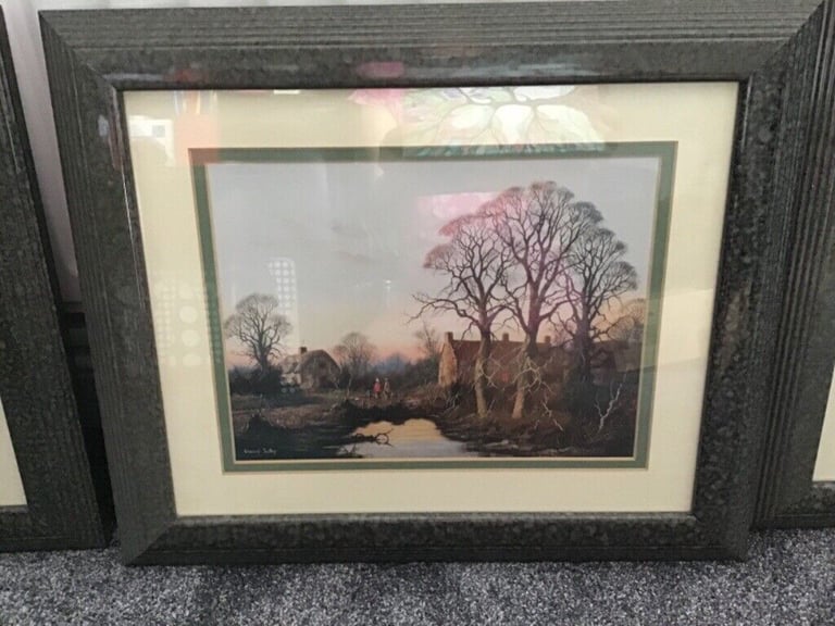 VINCENT SELBY 4 FRAMED COUNTRYSIDE PRINTS